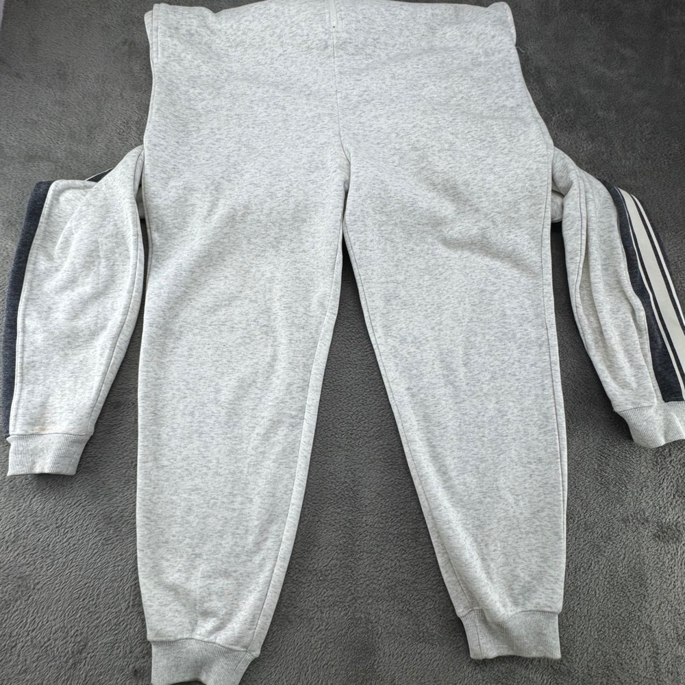 Fabletics Light Grey Heathered Full Zip Hoodie‎ Sweatshirt Jogger Pants Womens L - Picture 9 of 16